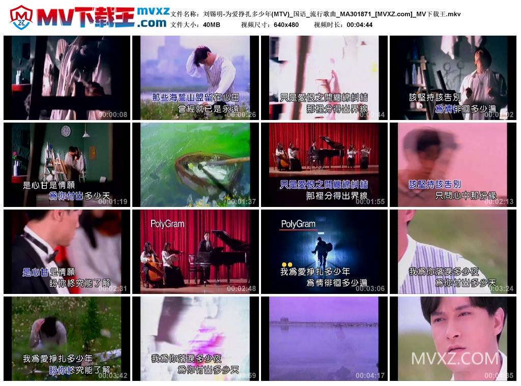 刘锡明-为爱挣扎多少年(MTV)_国语_流行歌曲_MA301871